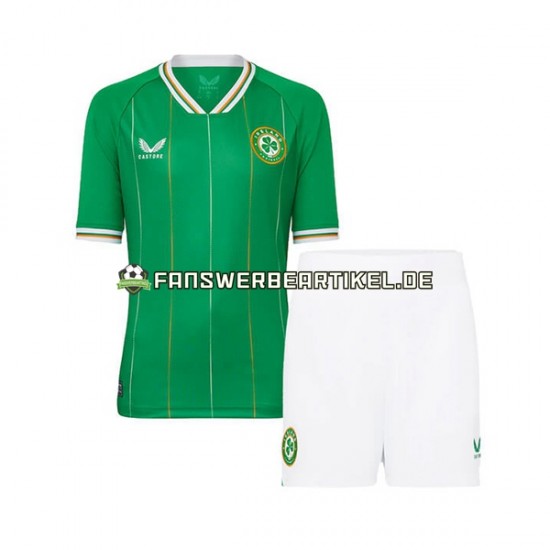 Trikot Irland Kinder Heimausrüstung 2023 Kurzarm