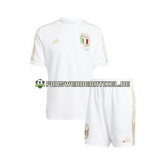 Anniversary Trikot Italien Kinder Heimausrüstung 2023 Kurzarm