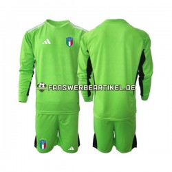 Torwart Trikot Italien Kinder Heimausrüstung 2023 Langarm