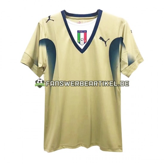 Retro Torwart Trikot Italien Herren Heimausrüstung 2006 Kurzarm