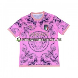 Versace Trikot Italien Herren Pink 2023-2024 Kurzarm