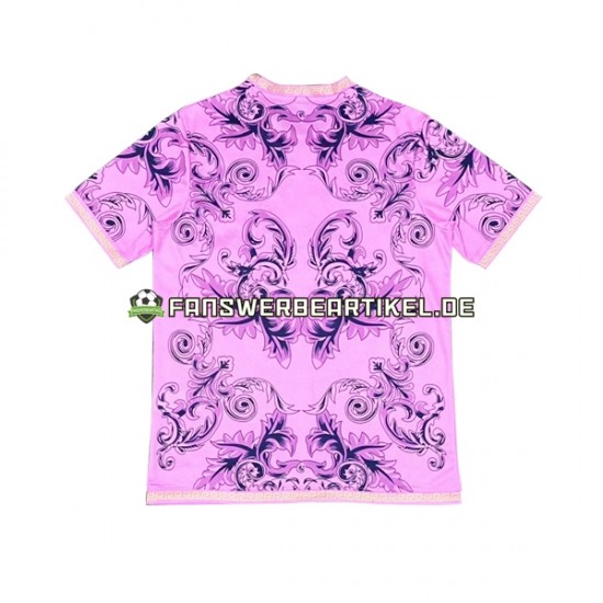 Versace Trikot Italien Herren Pink 2023-2024 Kurzarm