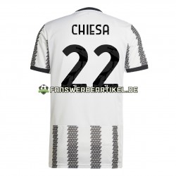 Chiesa 22 Trikot Juventus Turin Herren Heimausrüstung 2022-2023 Kurzarm