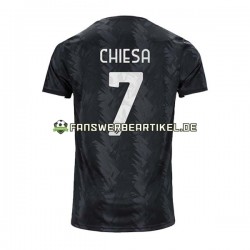 Chiesa 7 Trikot Juventus Turin Herren Auswärtsausrüstung 2022-2023 Kurzarm