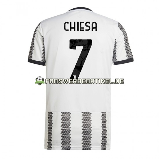 Chiesa 7 Trikot Juventus Turin Herren Heimausrüstung 2022-2023 Kurzarm