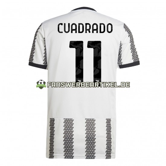 Cuadrado 11 Trikot Juventus Turin Herren Heimausrüstung 2022-2023 Kurzarm