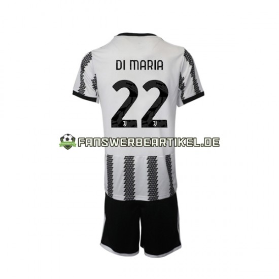 Di Maria 22 Trikot Juventus Turin Kinder Heimausrüstung 2022-2023 Kurzarm