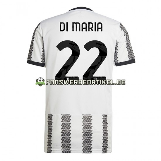 Di Maria 22 Trikot Juventus Turin Herren Heimausrüstung 2022-2023 Kurzarm