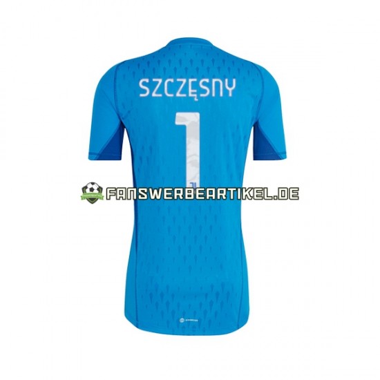 Wojciech Szczesny 1 Torwart Trikot Juventus Turin Herren Heimausrüstung 2023-2024 Kurzarm