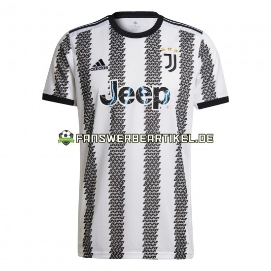 Trikot Juventus Turin Herren Heimausrüstung 2022-2023 Kurzarm