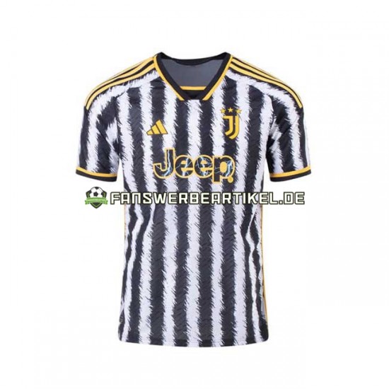 Trikot Juventus Turin Herren Heimausrüstung 2023-2024 Kurzarm