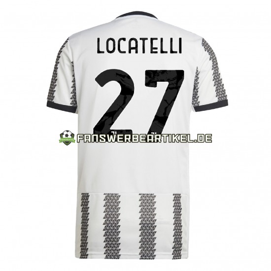 Locatelli 27 Trikot Juventus Turin Herren Heimausrüstung 2022-2023 Kurzarm