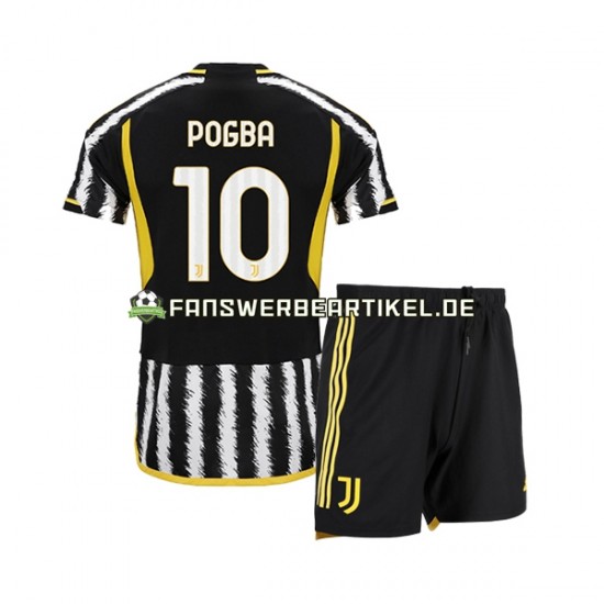 Paul Pogba 10 Trikot Juventus Turin Kinder Heimausrüstung 2023-2024 Kurzarm