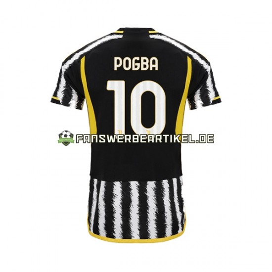 Paul Pogba 10 Trikot Juventus Turin Herren Heimausrüstung 2023-2024 Kurzarm