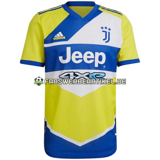 Trikot Juventus Turin Herren Ausweich ausrüstung 2021-2022 Kurzarm