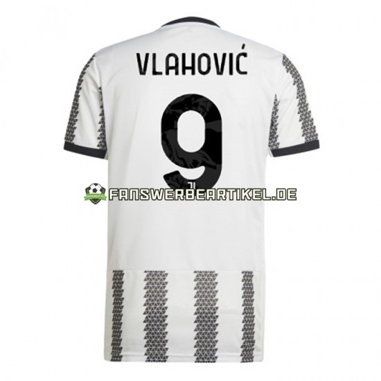 Vlahovic 9 Trikot Juventus Turin Herren Heimausrüstung 2022-2023 Kurzarm