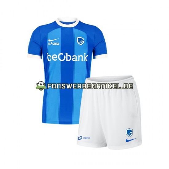 Trikot KRC Genk Kinder Heimausrüstung 2023-2024 Kurzarm