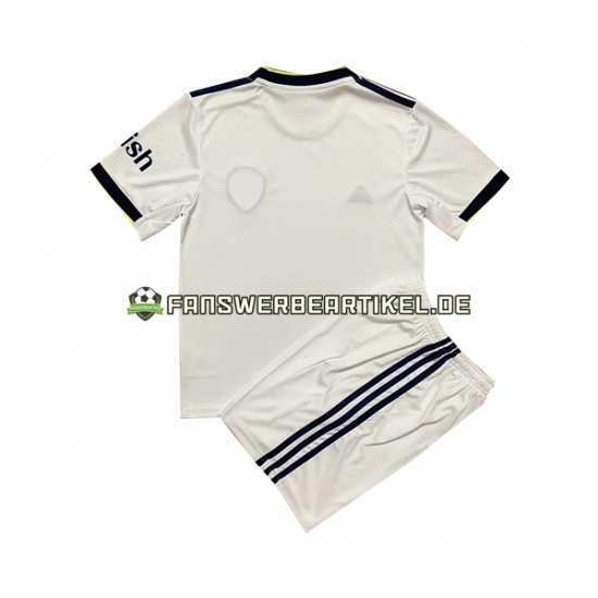 Trikot Leeds United Kinder Heimausrüstung 2022-2023 Kurzarm