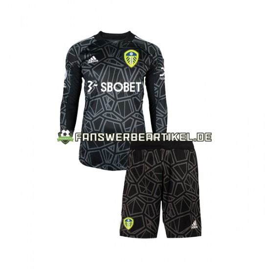 Torwart Trikot Leeds United Kinder Heimausrüstung 2022-2023 Langarm