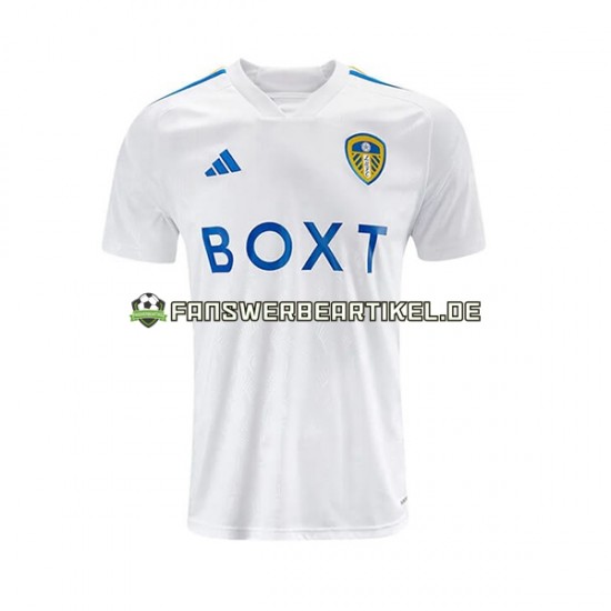 Trikot Leeds United Herren Heimausrüstung 2023-2024 Kurzarm