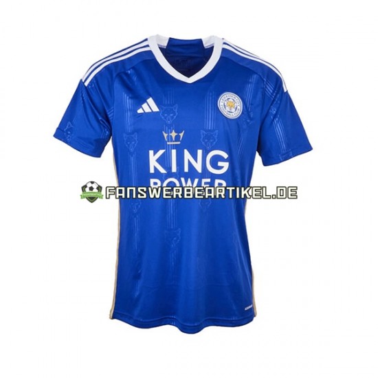 Trikot Leicester City Herren Heimausrüstung 2023-2024 Kurzarm