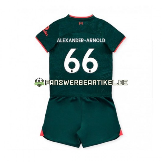 Alexander-Arnold 66 Trikot Liverpool Kinder Ausweich ausrüstung 2022-2023 Kurzarm