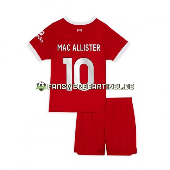 Alexis Mac Allister 10 Trikot Liverpool Kinder Heimausrüstung 2023-2024 Kurzarm