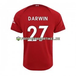 Darwin Nunez 27 Trikot Liverpool Herren Heimausrüstung 2022-2023 Kurzarm