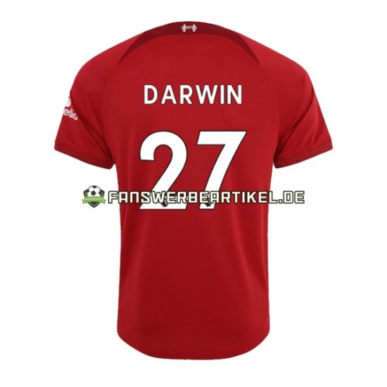 Darwin Nunez 27 Trikot Liverpool Herren Heimausrüstung 2022-2023 Kurzarm