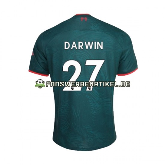 Darwin Nunez 27 Trikot Liverpool Herren Ausweich ausrüstung 2022-2023 Kurzarm