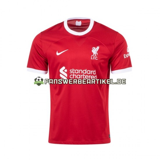 Darwin Nunez 9 Trikot Liverpool Kinder Heimausrüstung 2023-2024 Kurzarm