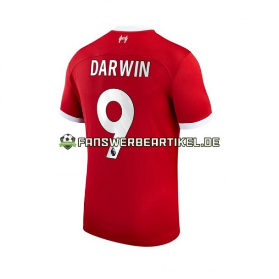 Darwin Nunez 9 Trikot Liverpool Herren Heimausrüstung 2023-2024 Kurzarm