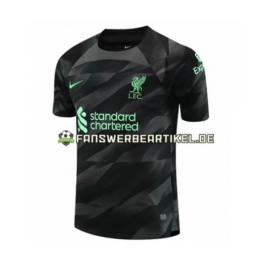 Torwart Trikot Liverpool Herren Auswärtsausrüstung 2023-2024 Kurzarm