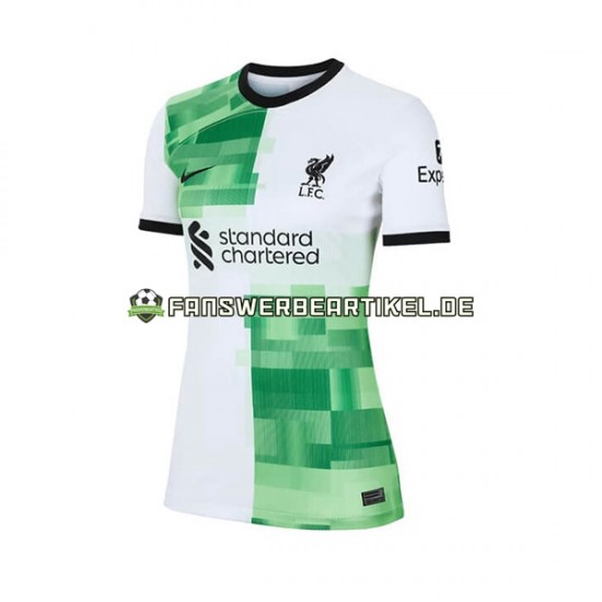 Trikot Liverpool Dame Auswärtsausrüstung 2023-2024 Kurzarm