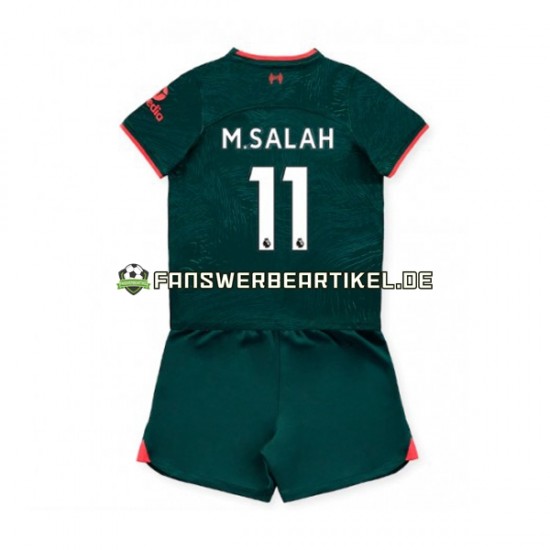 M.Salah 11 Trikot Liverpool Kinder Ausweich ausrüstung 2022-2023 Kurzarm