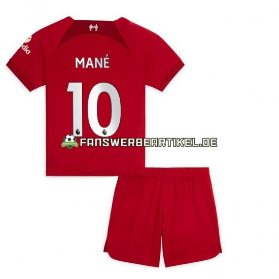 Mane 10 Trikot Liverpool Kinder Heimausrüstung 2022-2023 Kurzarm