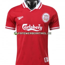 Retro 1996-1997 Trikot Liverpool Herren Heimausrüstung Kurzarm