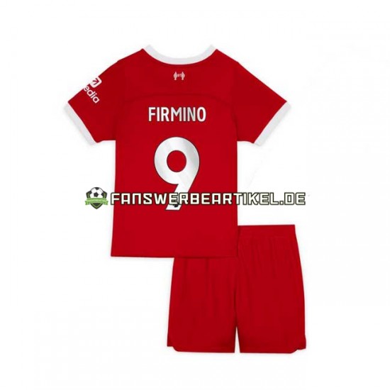 Roberto Firmino 9 Trikot Liverpool Kinder Heimausrüstung 2023-2024 Kurzarm