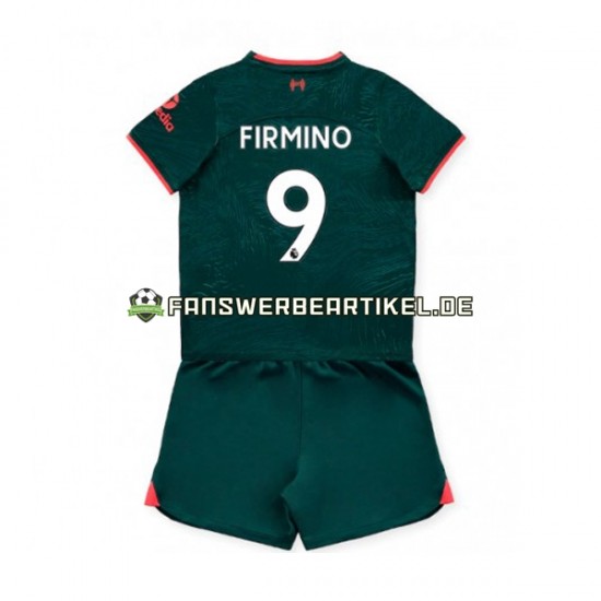 Roberto Firmino 9 Trikot Liverpool Kinder Ausweich ausrüstung 2022-2023 Kurzarm