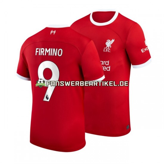 Roberto Firmino 9 Trikot Liverpool Herren Heimausrüstung 2023-2024 Kurzarm