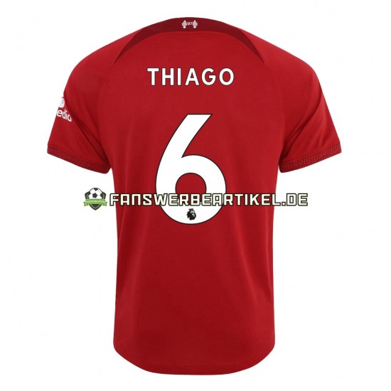 Thiago 6 Trikot Liverpool Herren Heimausrüstung 2022-2023 Kurzarm