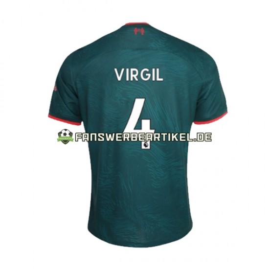 Virgil van Dijk 4 Trikot Liverpool Herren Ausweich ausrüstung 2022-2023 Kurzarm