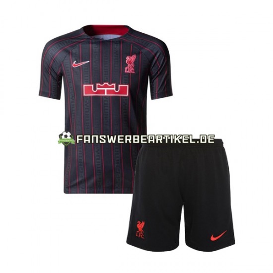 x LeBron James Trikot Liverpool Kinder Heimausrüstung 2022-2023 Kurzarm