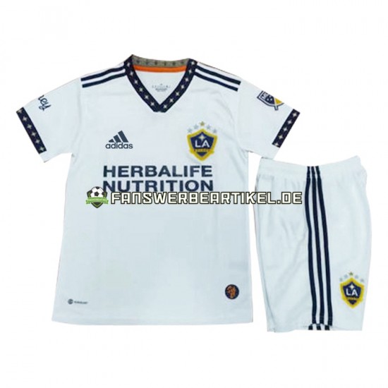 Trikot LA Galaxy Kinder Heimausrüstung 2022-2023 Kurzarm