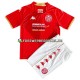 Trikot Mainz 05 Kinder Heimausrüstung 2022-2023 Kurzarm