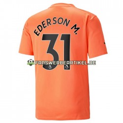 Ederson M. 31 Torwart Trikot Manchester City Herren Ausweich ausrüstung 2022-2023 Kurzarm