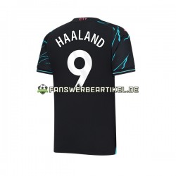 Erling Haaland 9 Trikot Manchester City Herren Ausweich ausrüstung 2023-2024 Kurzarm