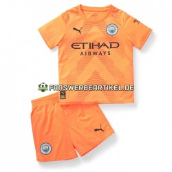 Torwart Trikot Manchester City Kinder Ausweich ausrüstung 2022-2023 Kurzarm
