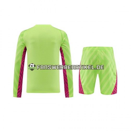 Torwart Trikot Manchester City Kinder Ausweich ausrüstung 2023-2024 Langarm