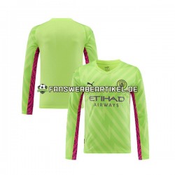 Torwart Trikot Manchester City Herren Ausweich ausrüstung 2023-2024 Langarm